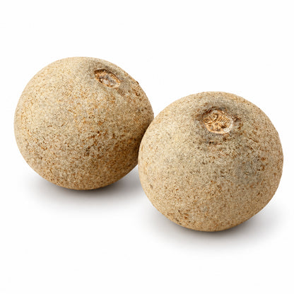 Wood Apple whole fruit on a white background